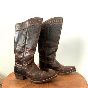Ariat Sahara Zip Brown leather Boots